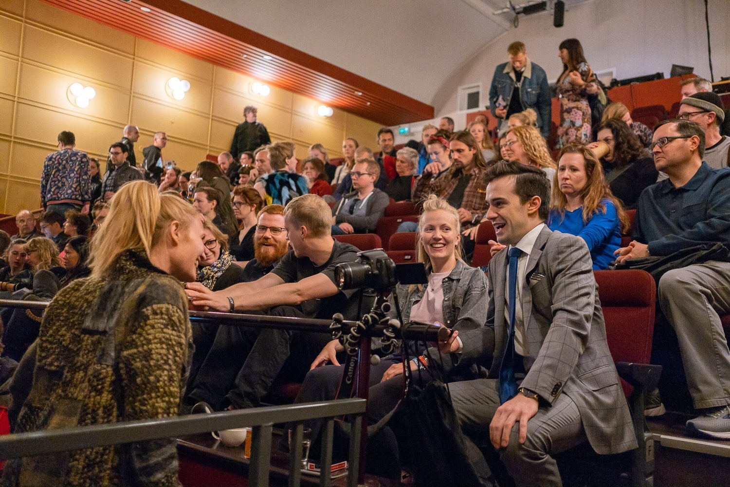 A full house at Tjarnarbíó for Preview Night, Reykjavík Fringe 2019. Photo by Patrik Ontkovic