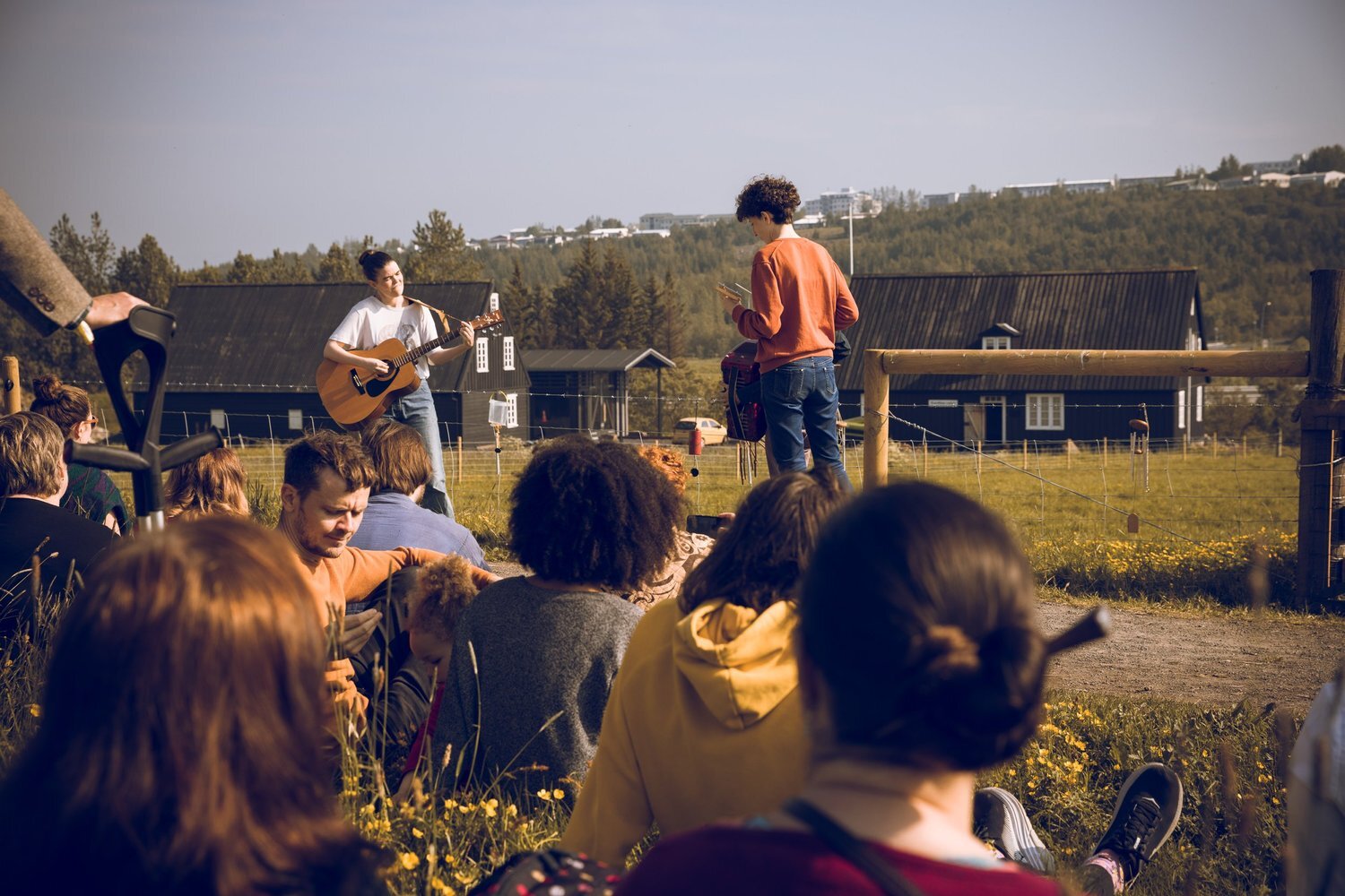 Sauðatónar / Sheep Music at Árbær Folk Museum, Reykjavík Fringe 2021. Photo by Elín Björg
